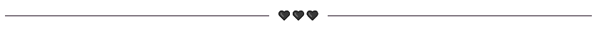 3 black hearts divider - transparent for website - feb 2020